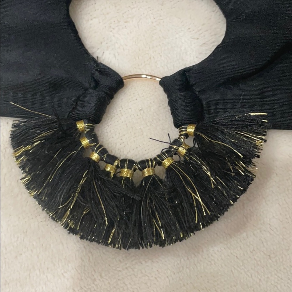 Keyhole Tassel Missguided Bikini Top - Picture 3 of 5